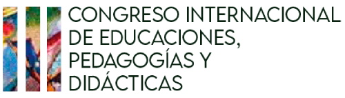logo congreso internacional de educaciones, pedagogias y didácticas
